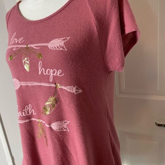 SJS SMALL "LOVE HOPE FAITH" Soft Top NWT - Picture 4 of 8